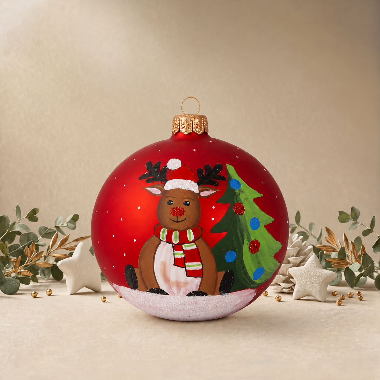 Red Reindeer back