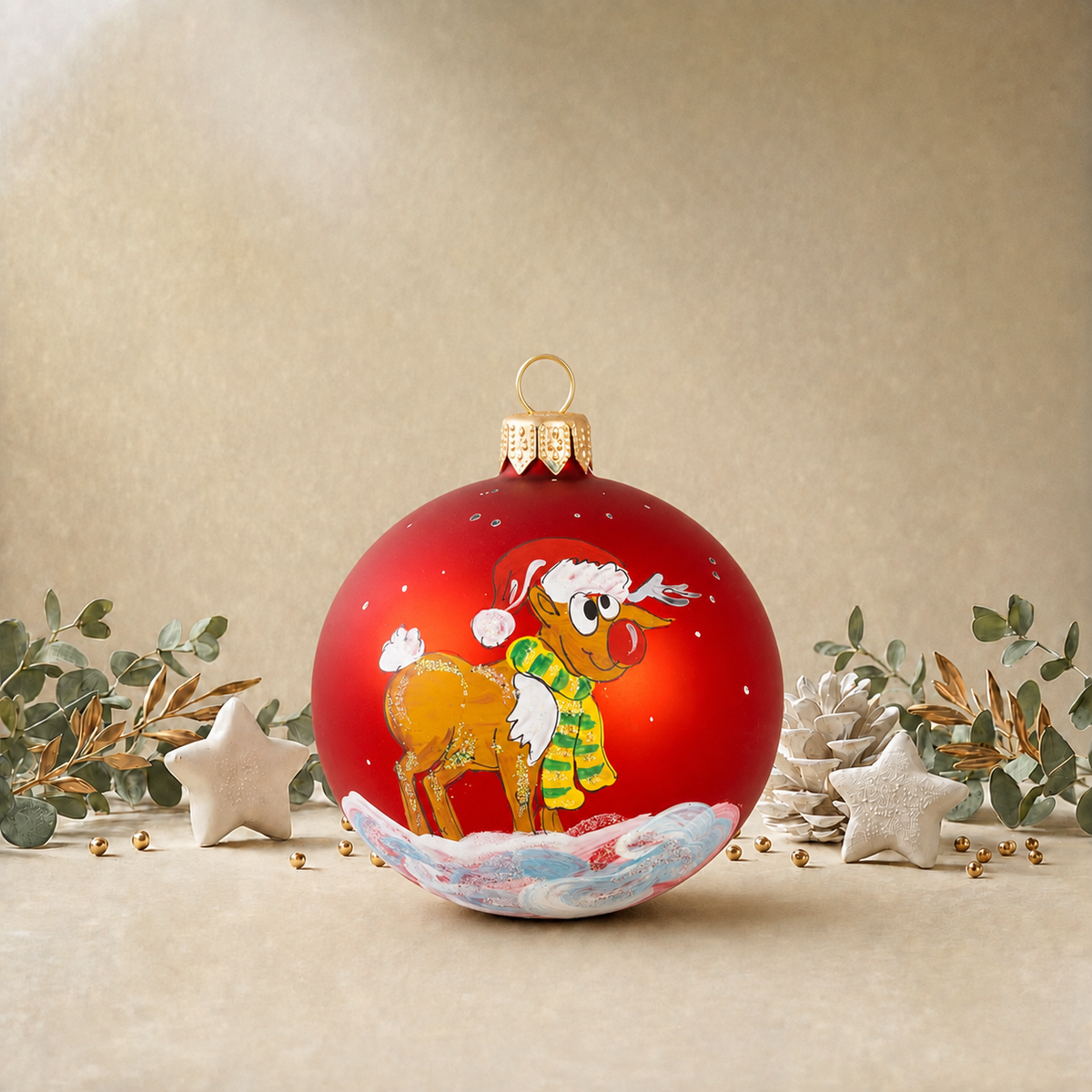 Rudolph the Reindeer Whistling - Red back