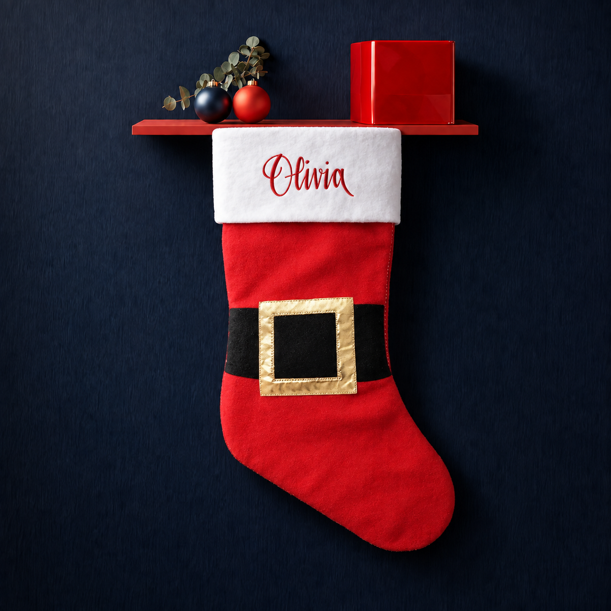 Santa Belt Stocking