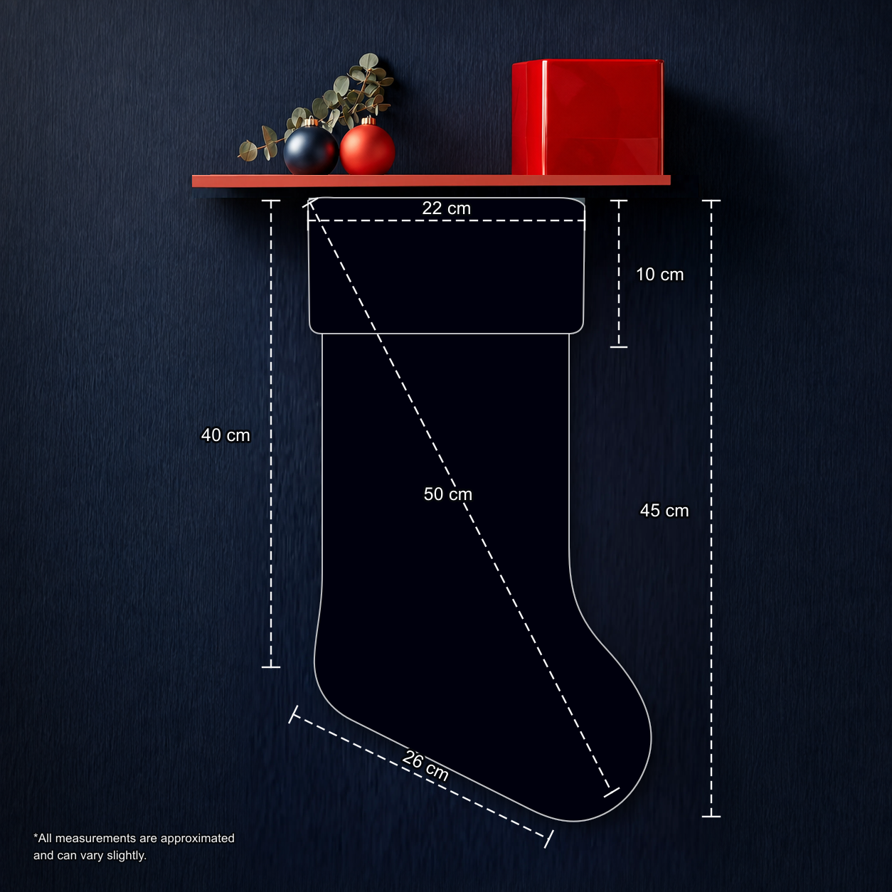 Cartoon Santa Stocking