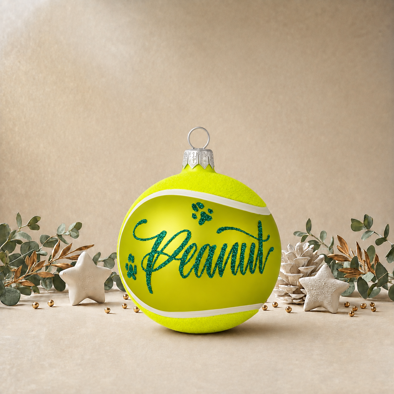 Tennis Bauble front