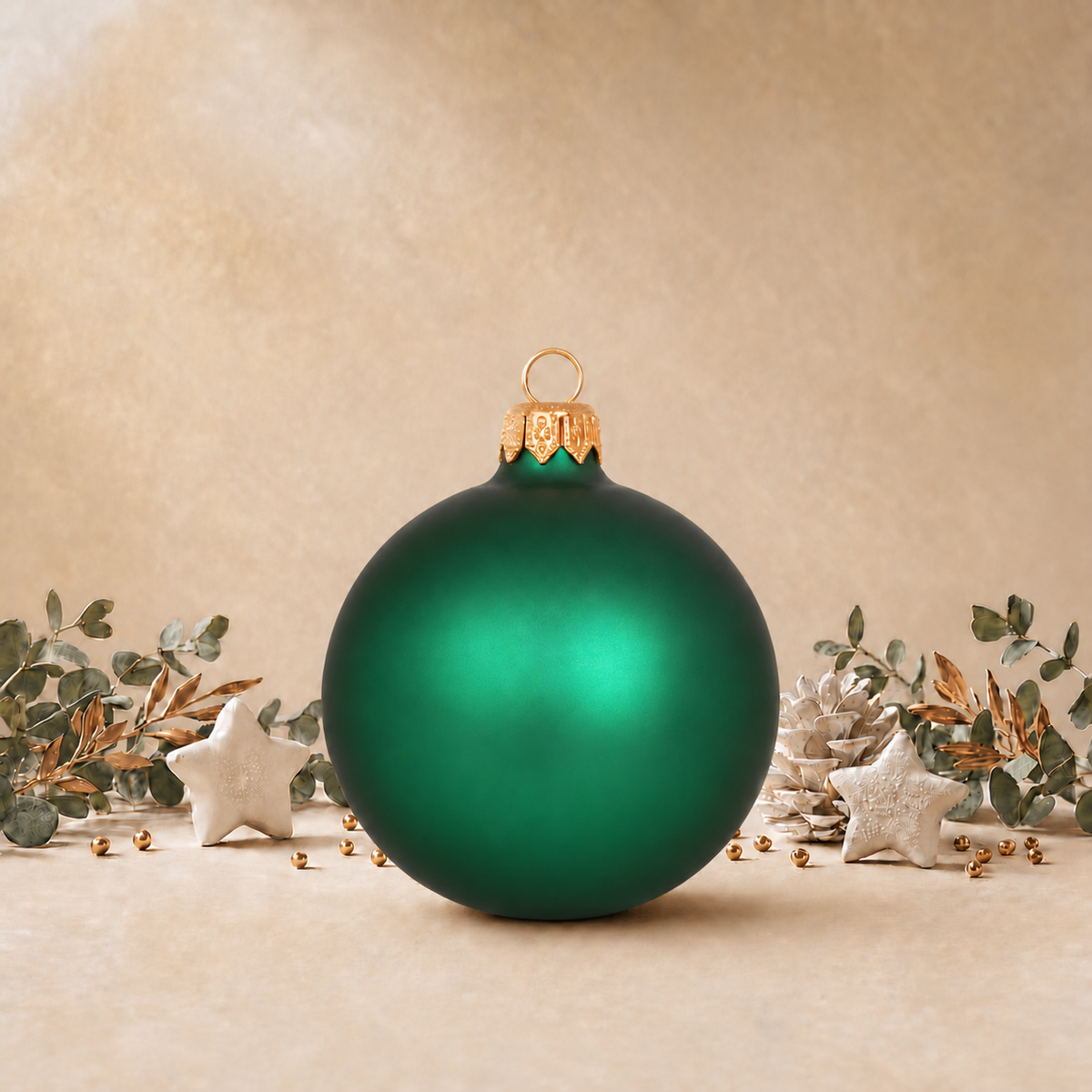 Green Plain Bauble