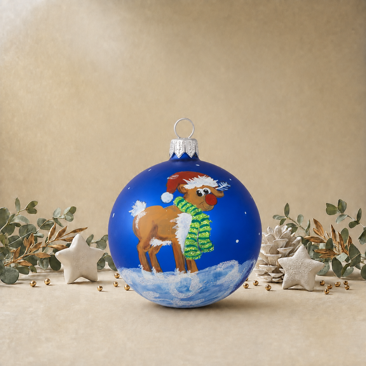 Rudolph the Reindeer Whistling - Blue