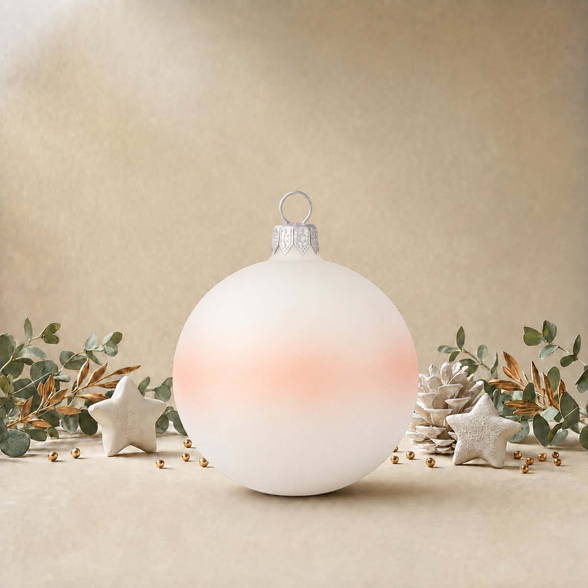 1st Christmas - Pink & White back