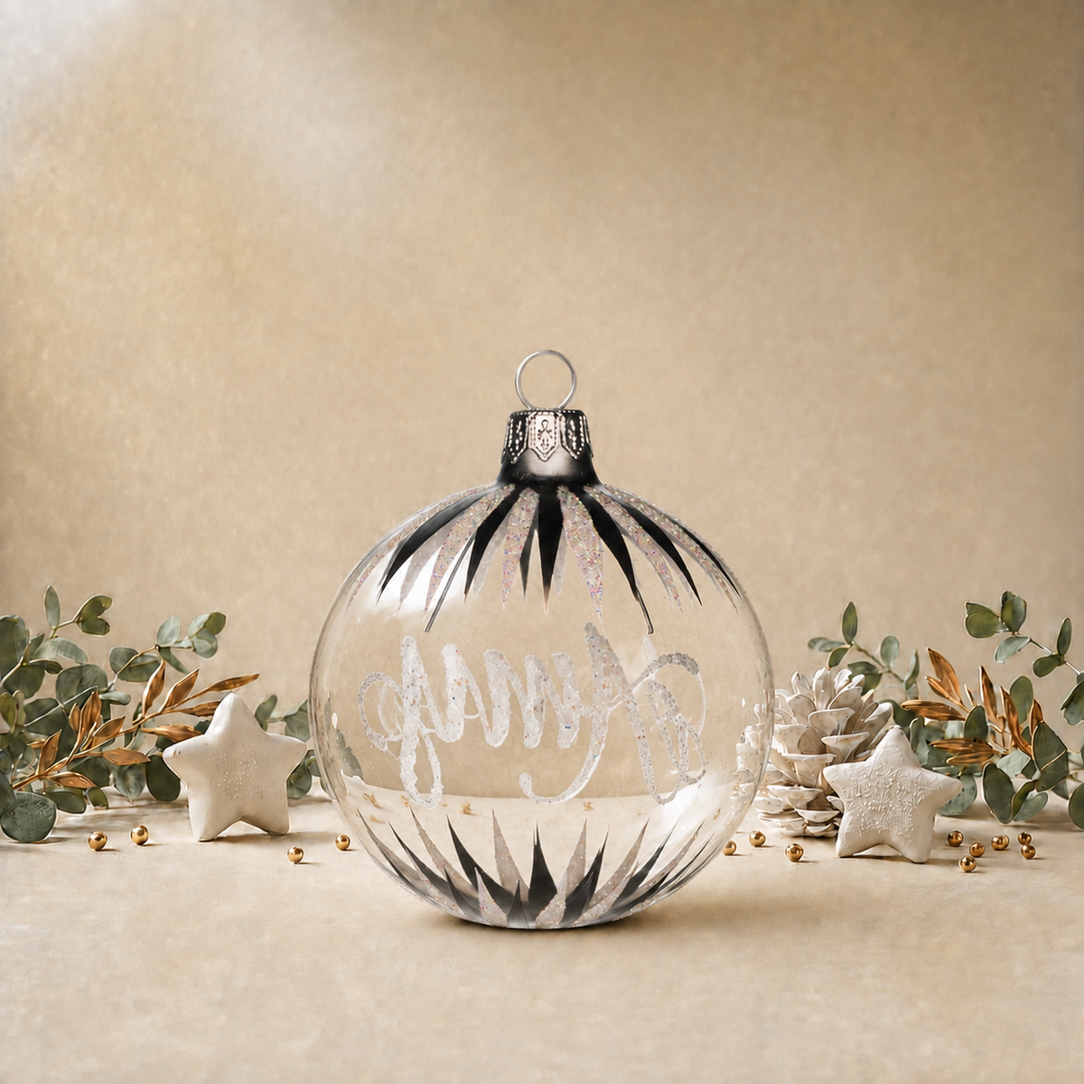 Clear Bauble with Icicles