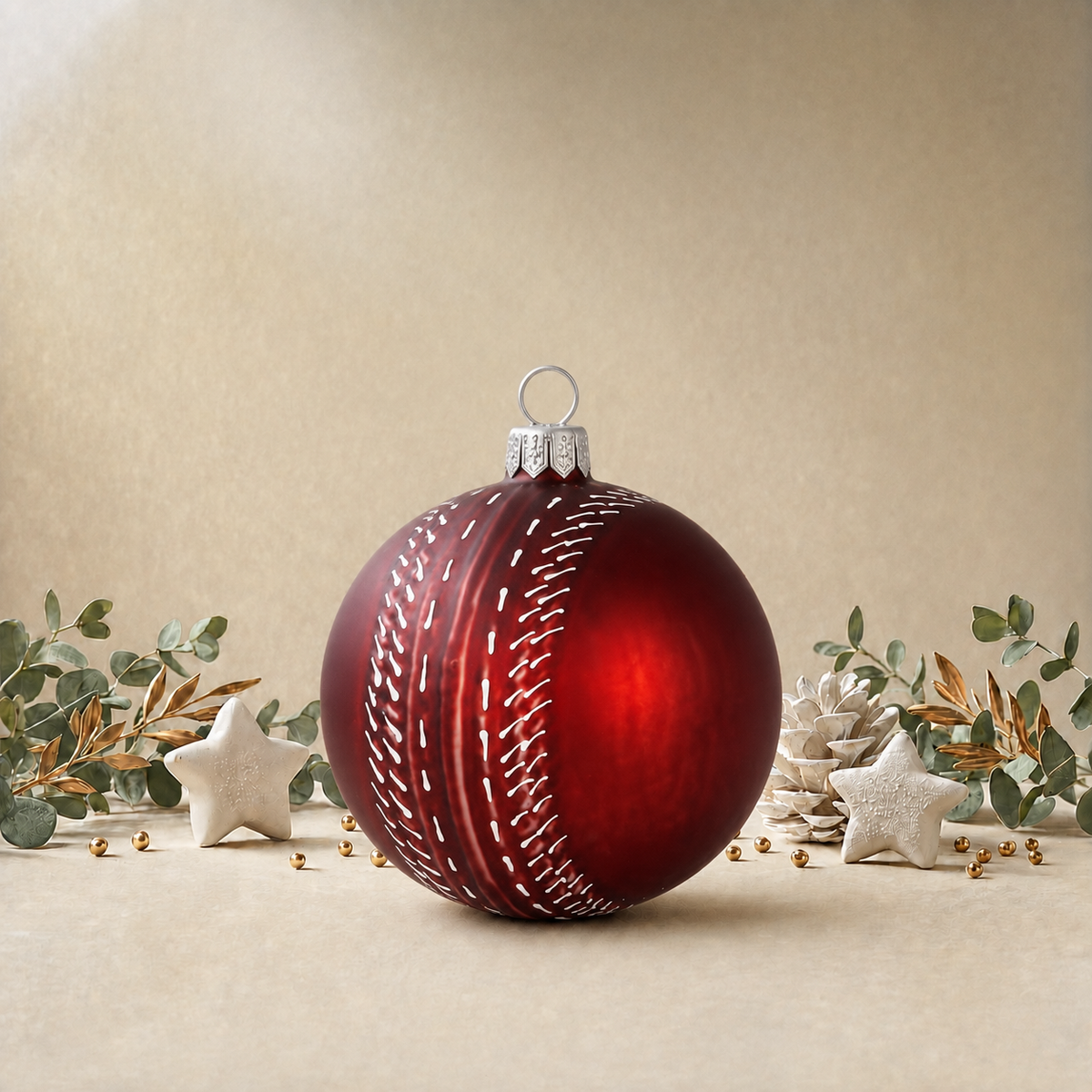 Red Cricket Ball back
