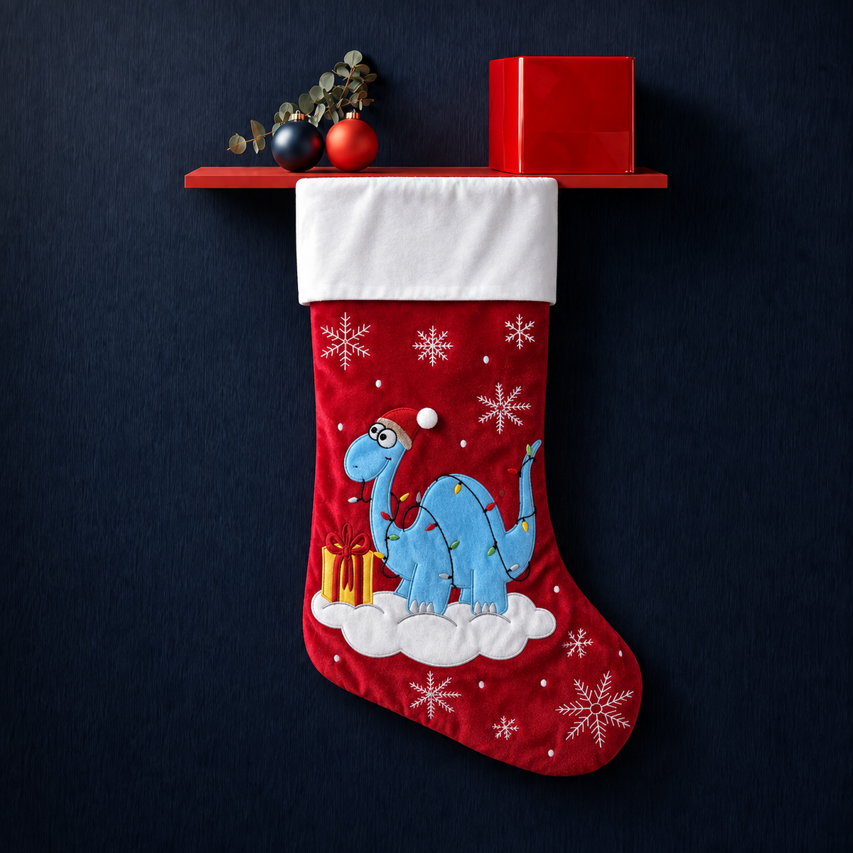 Cute Dinosaur Stocking