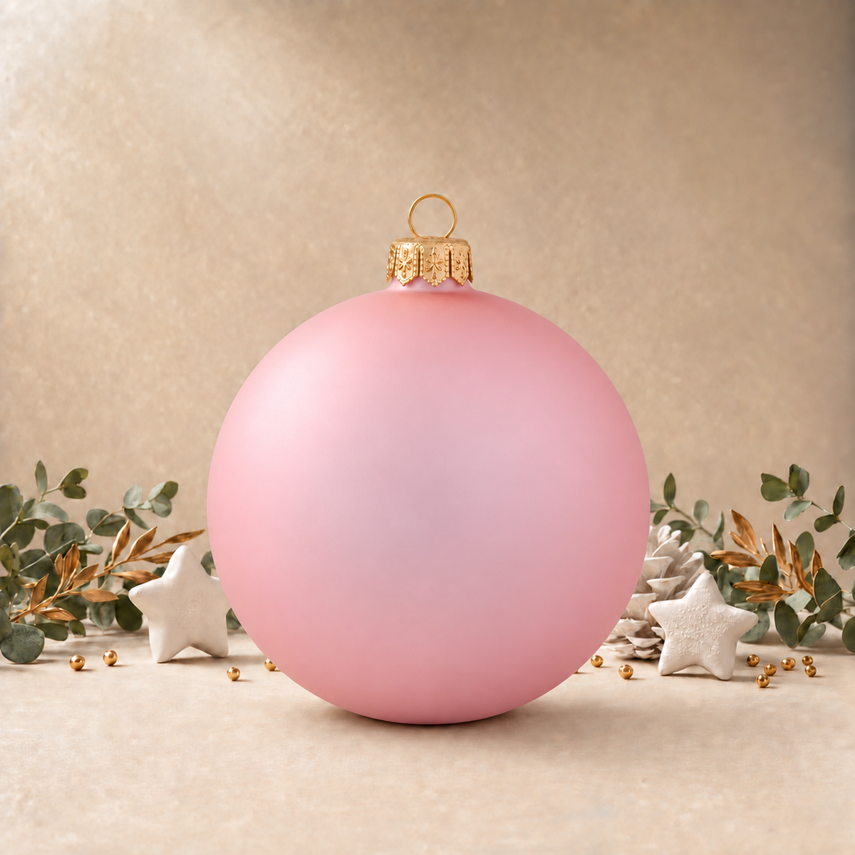 Baby Pink Plain Bauble