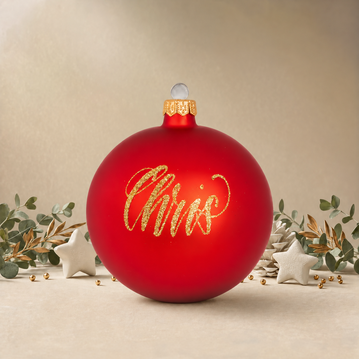 Christmas Tree with Presents - Red front