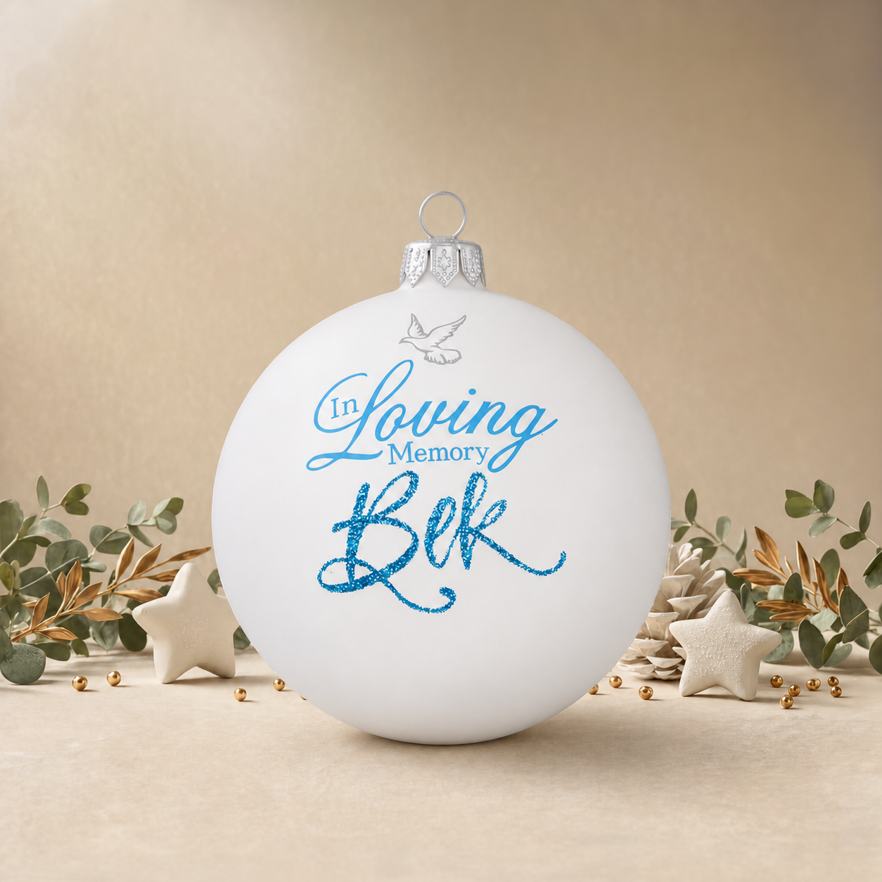 In Loving Memory with Dove front
