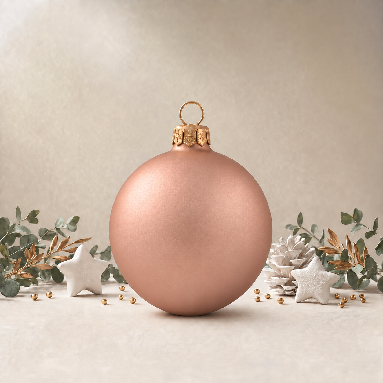 Rose Gold Plain Bauble