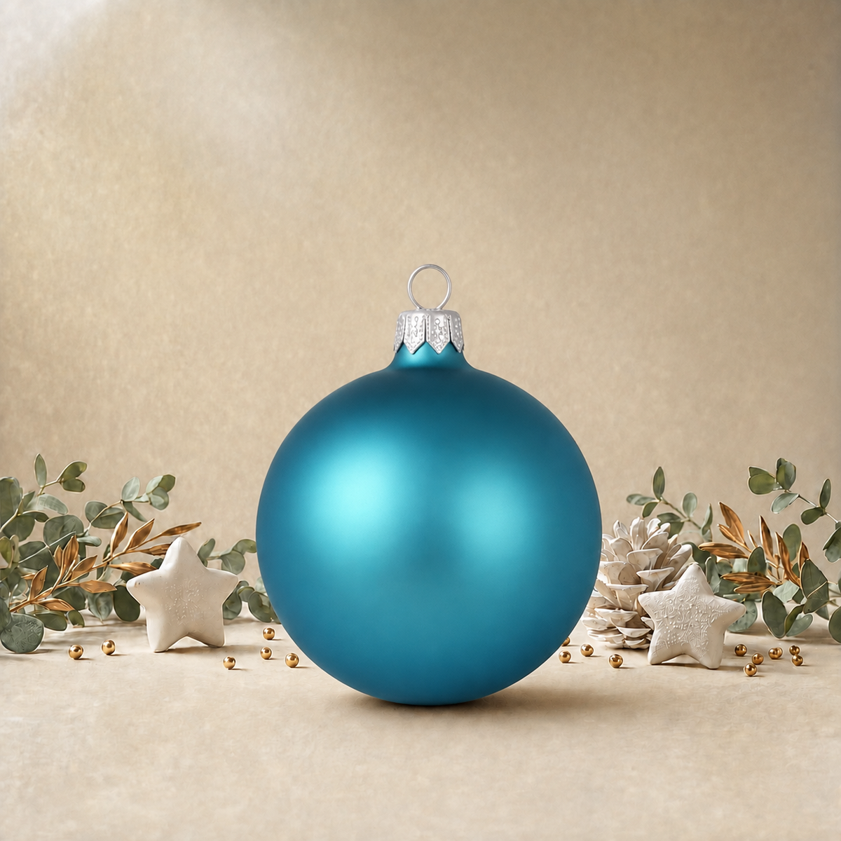 Teal Plain Bauble