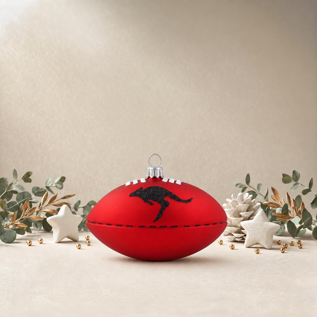 AFL Footy with Kangaroo Logo