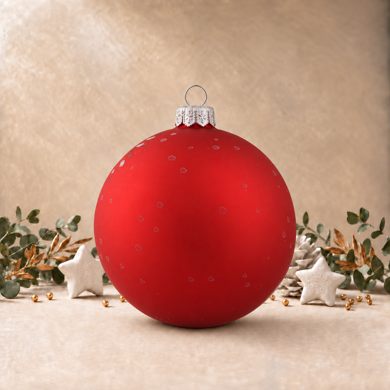 Large Red Snowmen